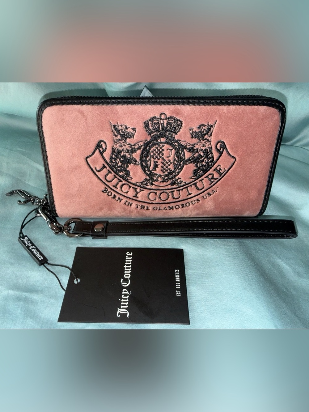 Juicy Couture “Born In The Glamorous USA” Wallet Wristlet